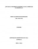Crecimiento economico y desarrollo