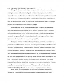 ROMA Y SUS ORÍGENES MITOLÓGICOS.. Página 1