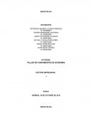 TALLER DE FUNDAMENTOS DE ECONOMIA GESTION EMPRESARIAL