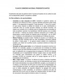 PLAN DE GOBIERNO NACIONAL PRSEIDENTE SANTOS