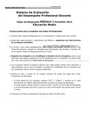 Sistema de Evaluación del Desempeño Profesional Docente