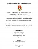 ANÁLISIS DE RESOLUCIONES DEL CONSEJO DIRECTIVO DEL IESS