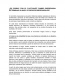 ¿Es posible con el fluctuante cambio empresarial determinar un nivel de riesgos empresariales?