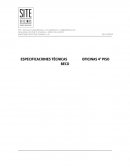 PROYECTO HABILITACION NUEVAS OFICINAS 5º PISO BECO