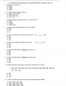 Evaluación Números y cálculos.