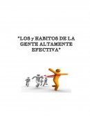 Ensayo de 7 habitos de las personas altamente efectivas.