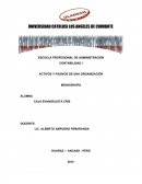 CONTABILIDAD I ACTIVOS Y PASIVOS DE UNA ORGANIZACIÓN