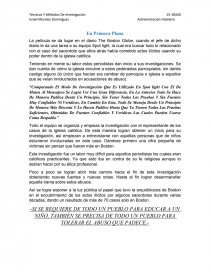 Reporte de spootlight. Página 1
