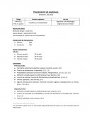 Programación de asignatura de Estadística y Probabilidades.