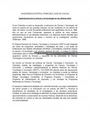 Implicaciones de la ciencia y la tecnología en los últimos años