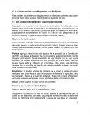 La Restauración de la República y el Porfiriato