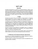 Soft Law