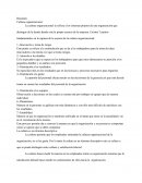 Comportamiento de organización.