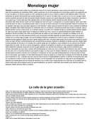 Monologo mujer