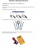 Herramientas para armar una red.