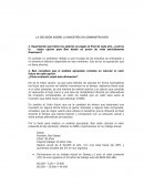 LA DECISIÓN SOBRE LA MAESTRÍA EN ADMINISTRACIÓN