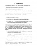 La edad moderna.