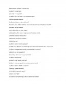 Preguntas para la primera cita