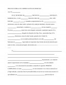 PROCESO VERBAL DE COMPROVACIÓN DE DOMICILIO