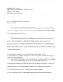 Incidente no especificado para obtener el beneficio de prisión domiciliaria