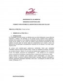 Tinción de Gram. FORMATO PARA INFORME DE LABORATORIO DE BIOLOGIA CELULAR