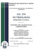 PRÁCTICA No.1 CONTROL DE CALIDAD EN EL LABORATORIO