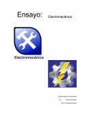Electromecánica .