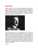 Adolfo Hitler La doctrina del «espacio vital»