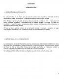 Comunicación. DEFINICIÓN DE COMUNICACIÓN