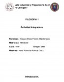FILOSOFIA 1 Actividad Integradora.