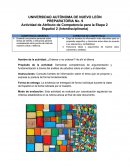 Actividad de Atributo de Competencia para la Etapa 2