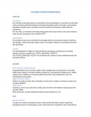 VALORES PREDETERMINADOS APACHE