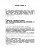 Conocimiento filosofico.