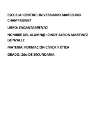 Encantamiento. Página 1