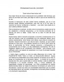 Problemáticas del docente