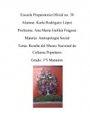 Reseña del Museo Nacional de Culturas Populares