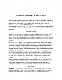 Contrato De Compraventa De Vehiculo Usado Resenas Hector Garcia89
