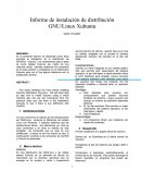 Informe de instalación de distribución GNU/Linux Xubuntu