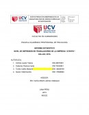 Nivel de depresión en trabajadores
