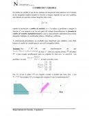 Cambio de variables.