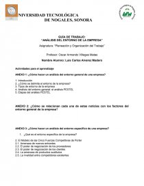 ¿Cómo hacer un análisis del entorno general de una empresa?. Página 1