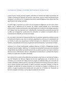 Diferencia entre Contrato de Trabajo y Contrato de Prestación de Servicios.