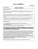 TÍTULO DEL PLAN TRABAJO DE GRADO