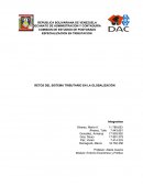 El sistema tributario en la actualidad a partir del proceso de globalización mundial