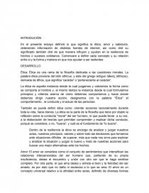 Etica, amor y sabiduria. Página 1