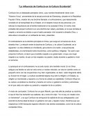 La influencia de Confucio en la cultura occidental