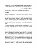 Suspencion del acto reclamado.