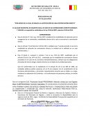 Resolucion no.362 “Por medio de la cual se realiza la justificación de una contratación directa”