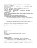 Planeación didactica de primero desecundaria.