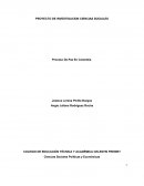 PROYECTO DE INVESTIGACION CIENCIAS SOCIALES